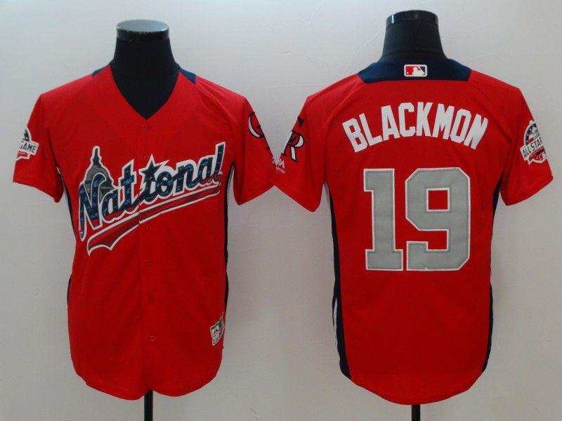 Men Colorado Rockies #19 Blackmon Orange All star MLB Jerseys->cleveland indians->MLB Jersey